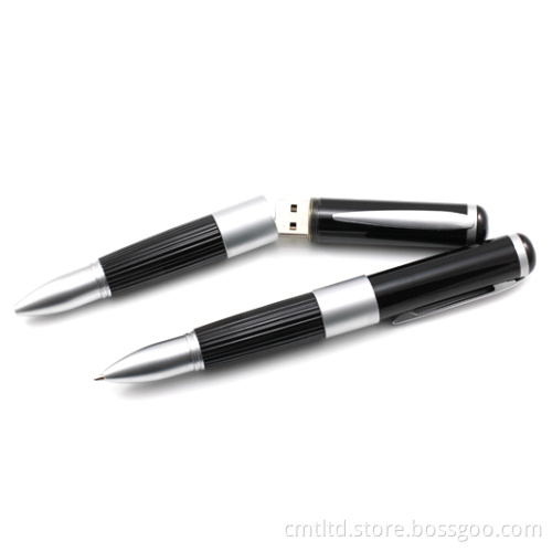 Pen USB Flash Drive, Signature Style with Laser Engrave Logo (PU008)